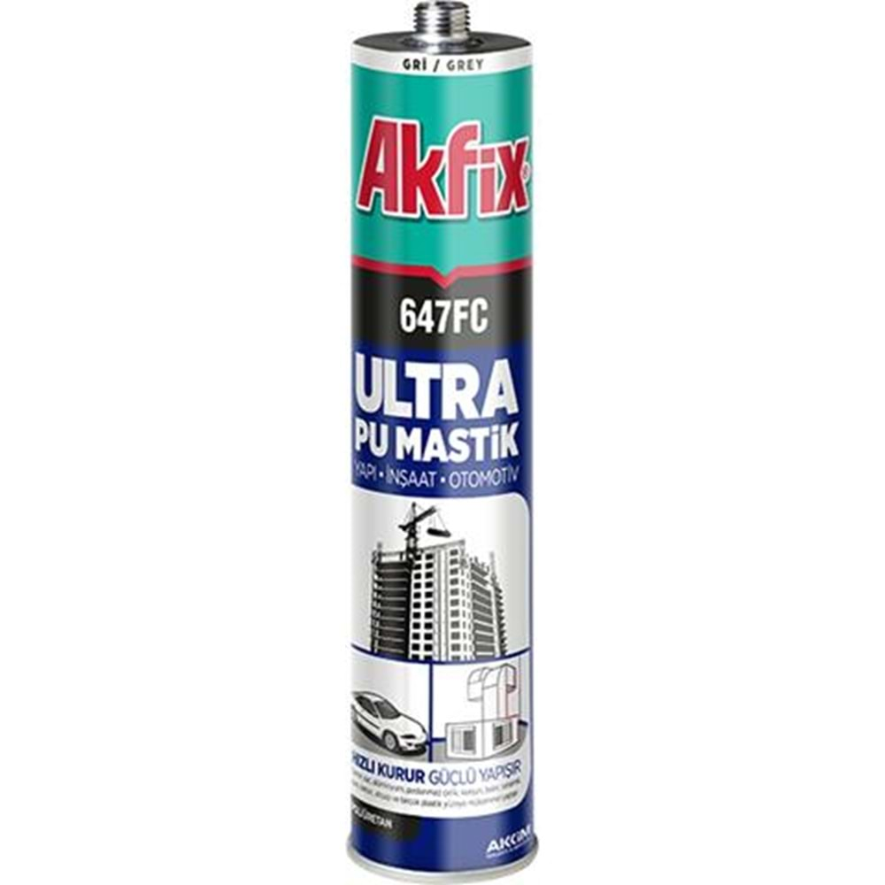 AKFİX 647FC PU MASTİK BEYAZ 280 ML (24)