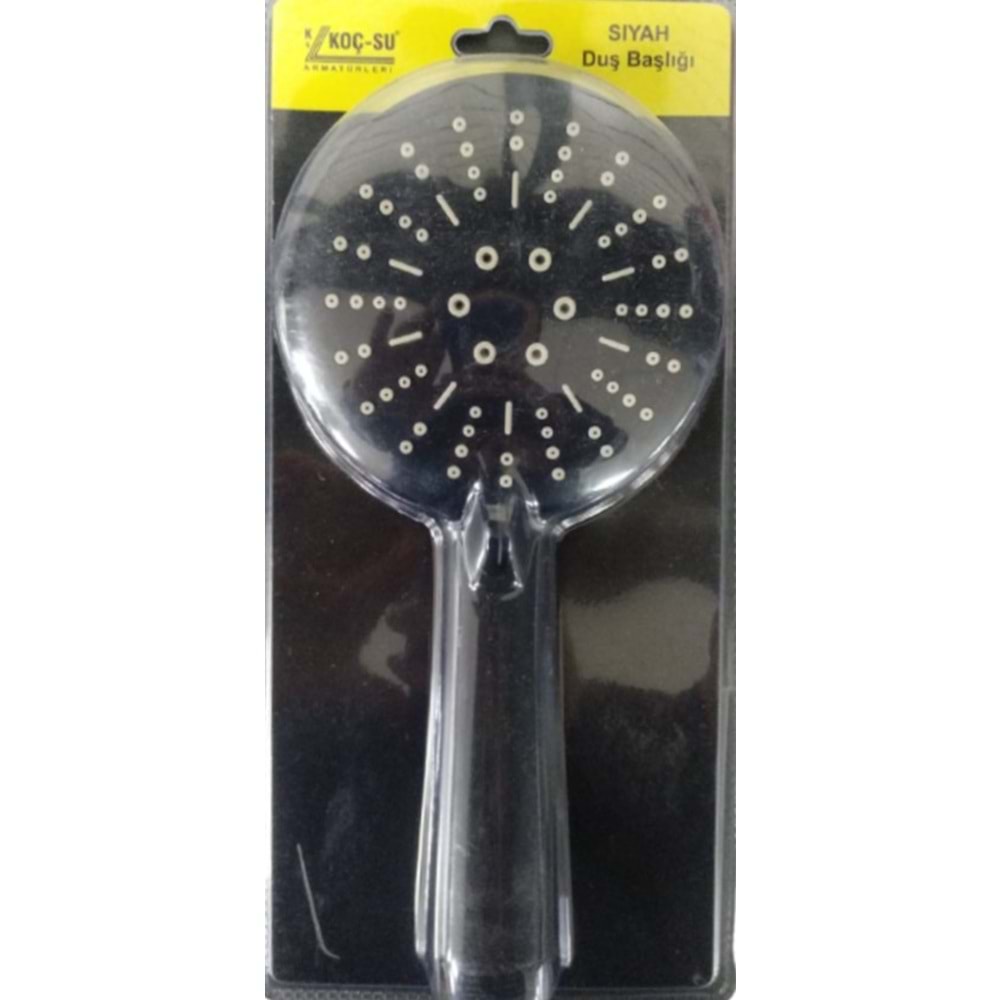 KOÇ-SU 9104 DUŞ BAŞLIĞI SİYAH BLİSTERLİ