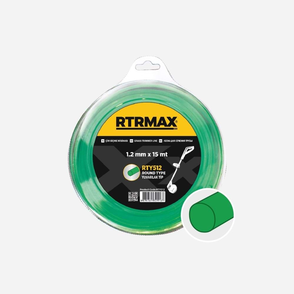 RTRMAX RTY533 TIRPAN MİSİNASI YEŞİL YUVARLAK 3,3MM*46