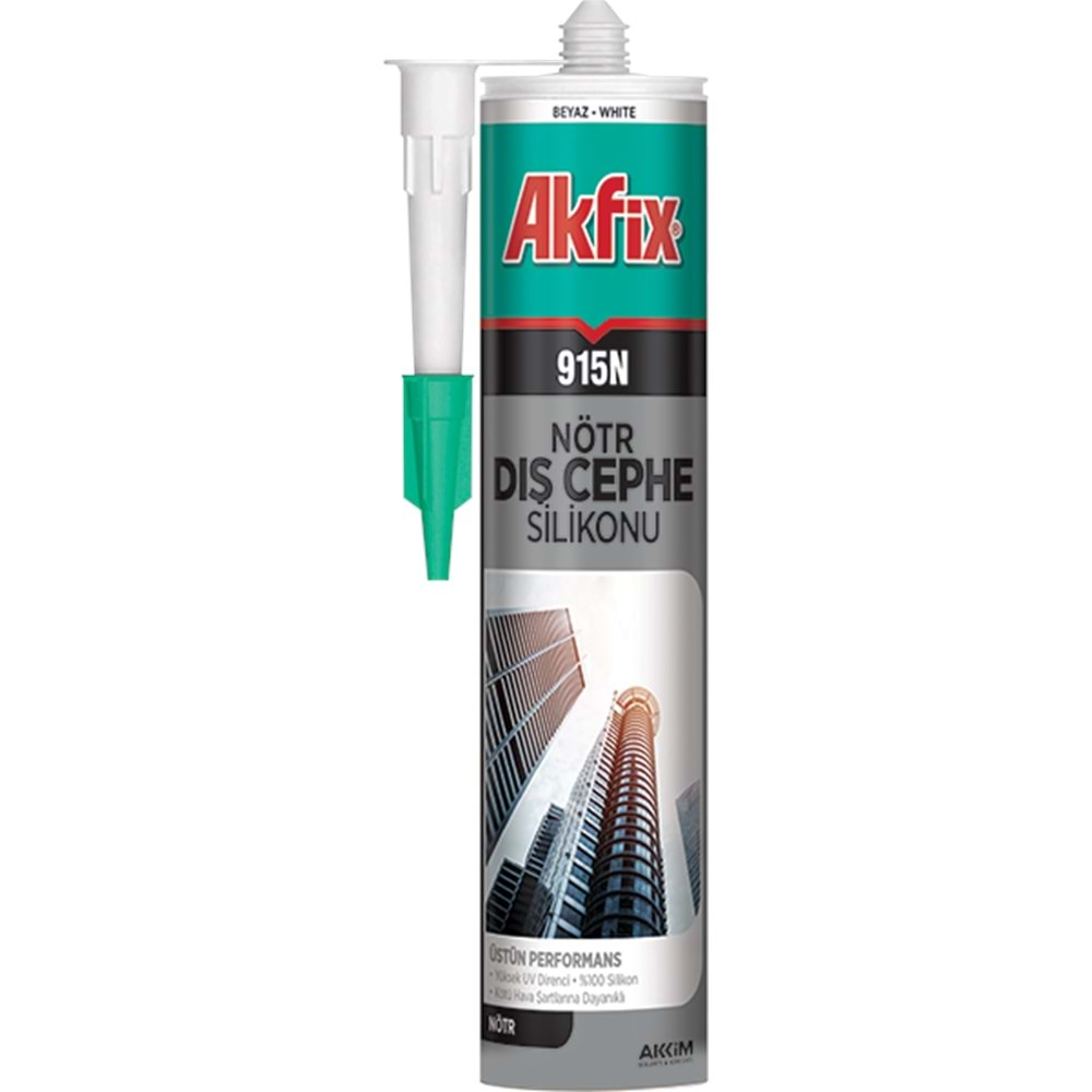 AKFİX 900N NÖTR AYNA SİLİKONU ŞEFFAF 290 ML (24)