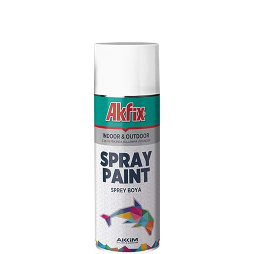 AKFİX SPREY BOYA 400 ML MAT BEYAZ (6)