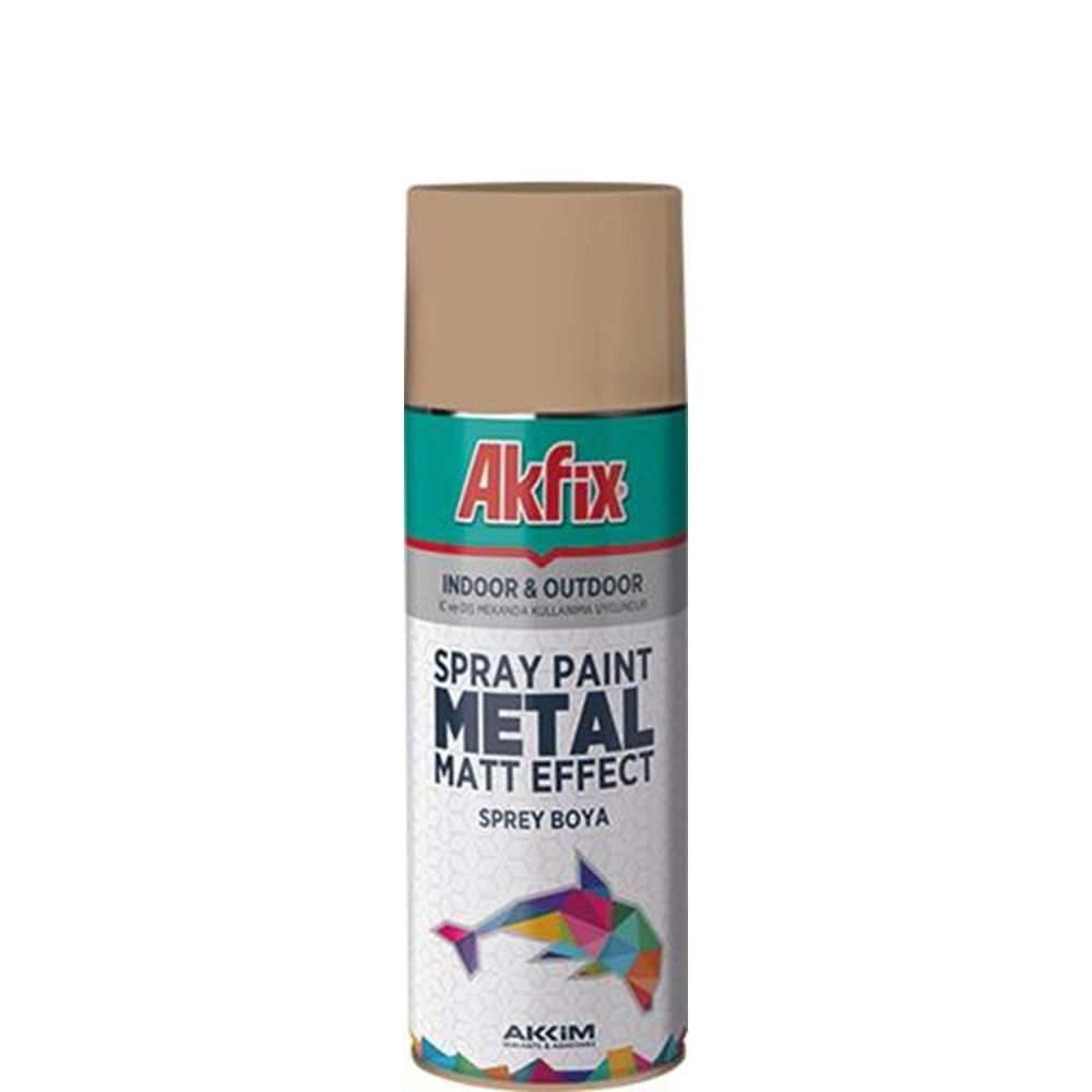 AKFİX SPREY BOYA 400 ML METALİK GÜMÜŞ (6)