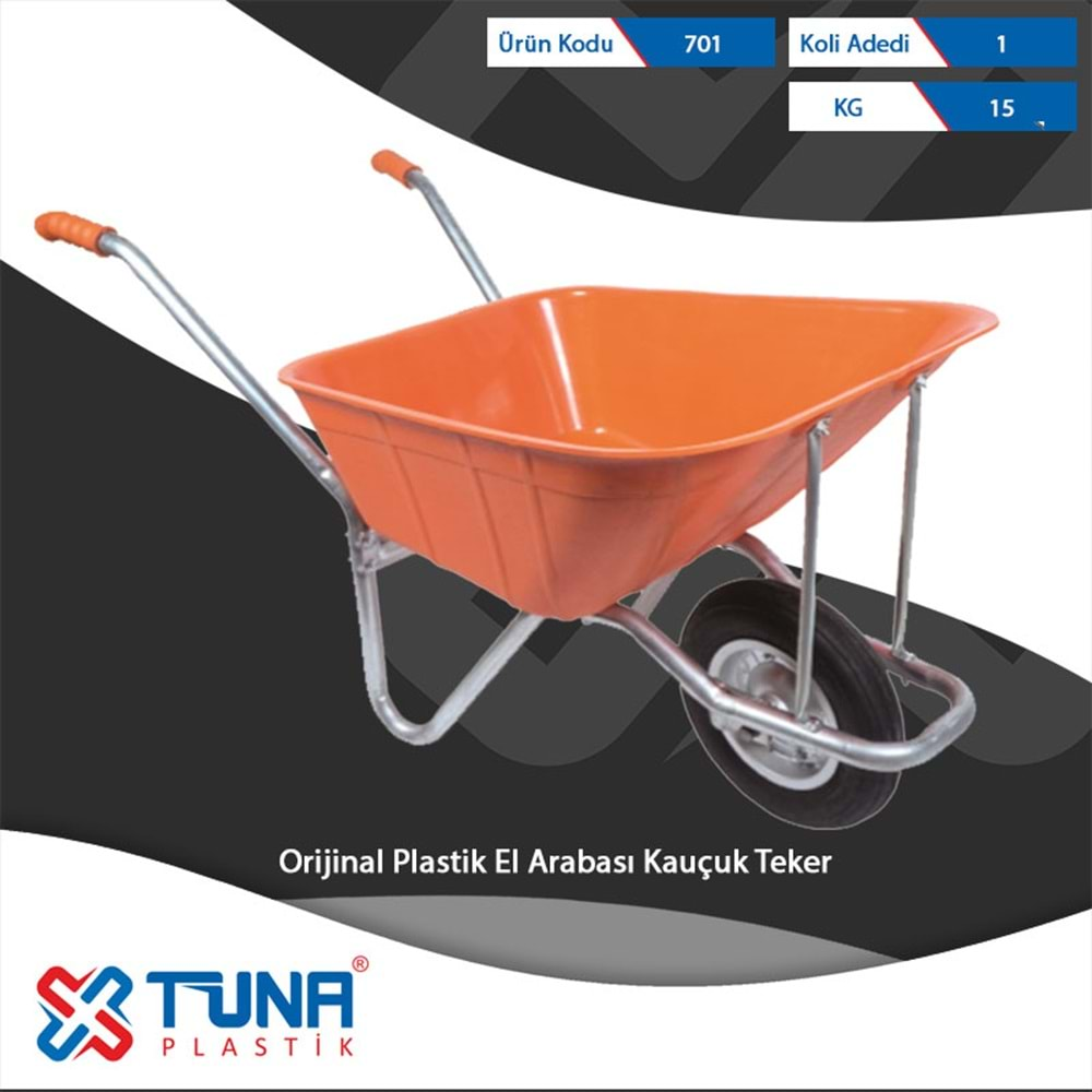 TUNA PLASTİK EL ARABASI ORJİNAL