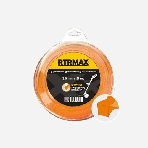 RTRMAX RTY350 TIRPAN MİSİNASI TURUNCU BURGULU 3,0MM*51