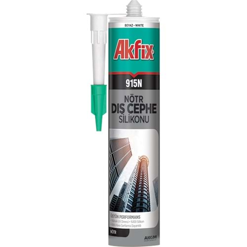 AKFİX 900N NÖTR AYNA SİLİKONU ŞEFFAF 290 ML (24)