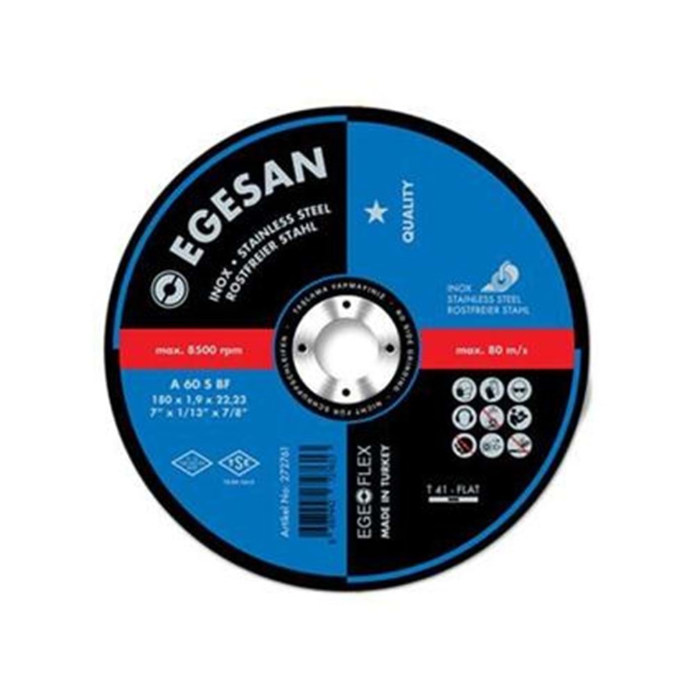 EGESAN 180*1,9*22 İNOX KESİCİ (40)