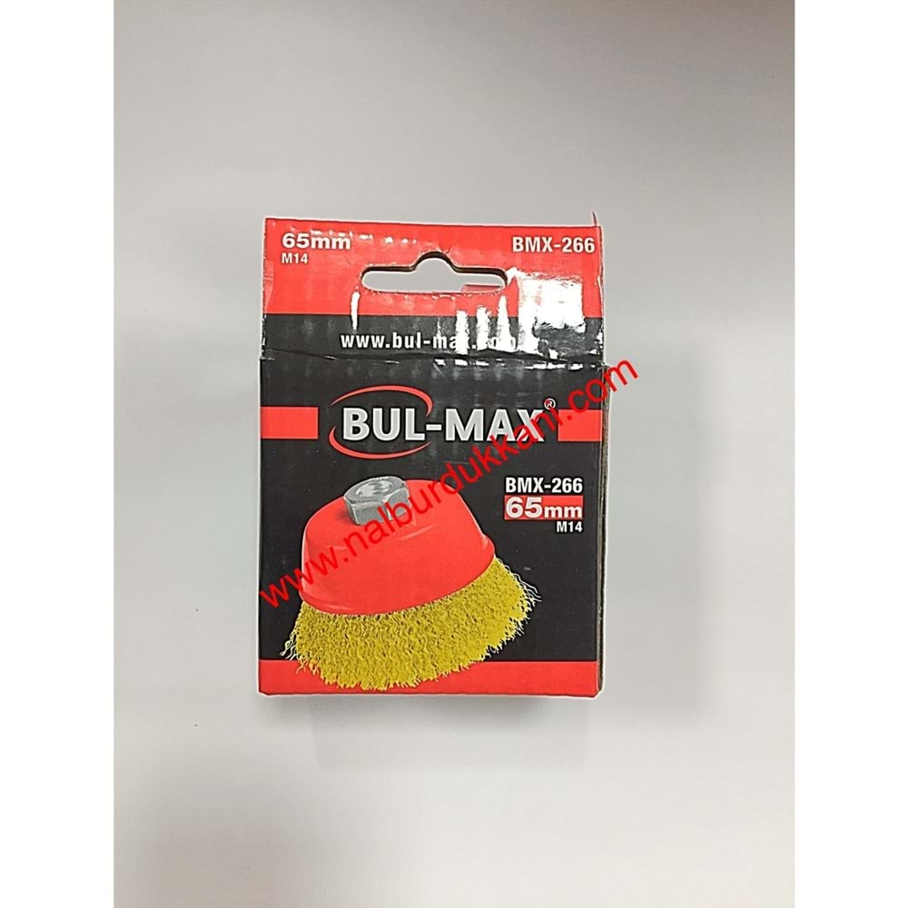 BULMAX SAÇAKLI ÇARKLI ÇANAK FIRÇA 150 MM