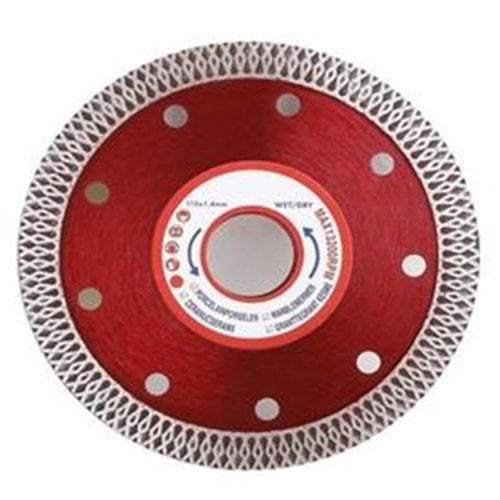 CMC TURBO KANALLI İNCE ELMAS TESTERE 115*1,1*22 mm