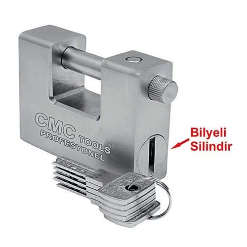 CMC KAYAR MİLLİ ASMA KİLİT 85 MM