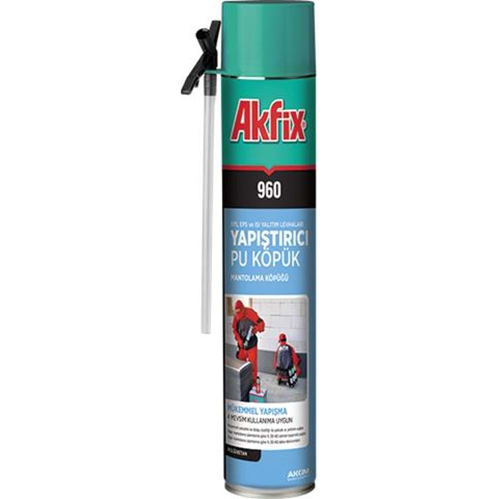 AKFİX 960P YAPIŞTIRICI PİPETLİ MANTOLAMA KÖPÜĞÜ 750 ML (12)