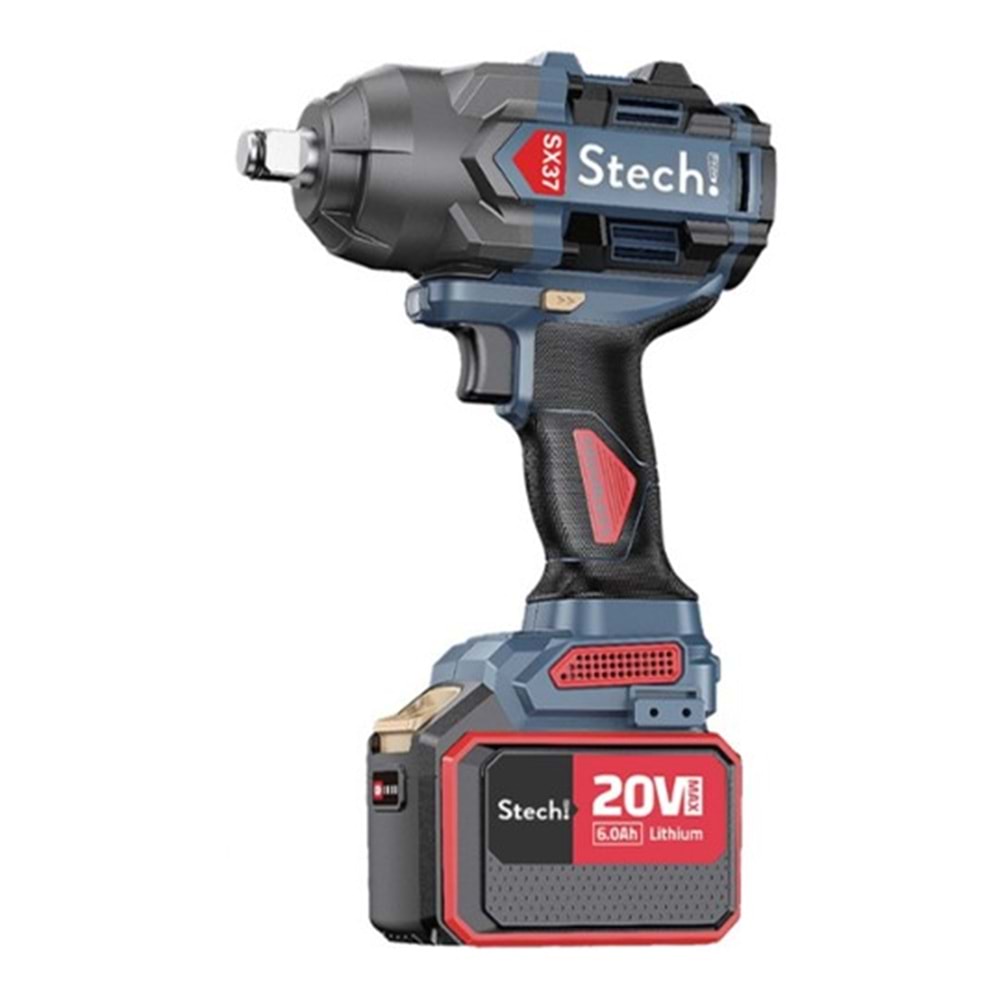 STECHEND SX3726 AKÜLÜ DARBELİ SOMUN SIKMA 6 AMPER