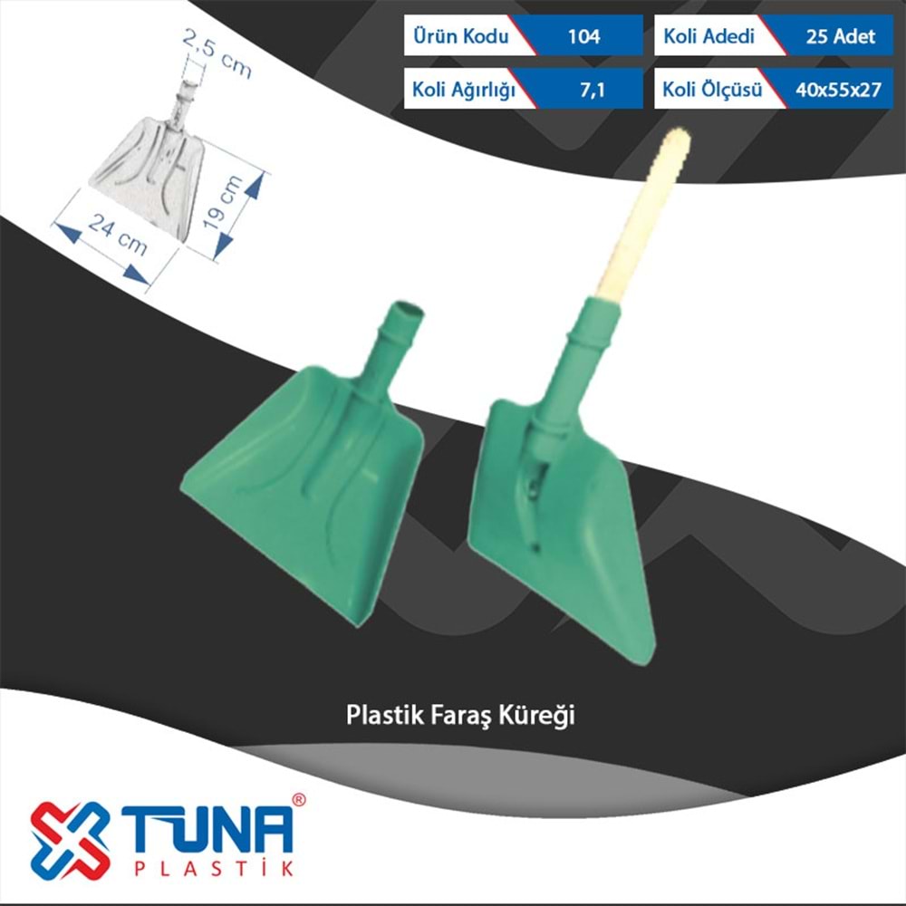 TUNA PLASTİK FARAŞ KÜREK 104 (30)