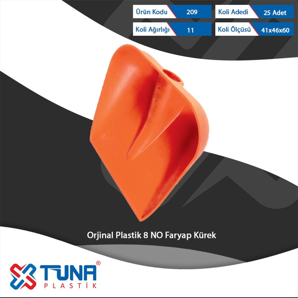 TUNA PLASTİK 8 NO ORJİNAL FARYAP 209 (25)