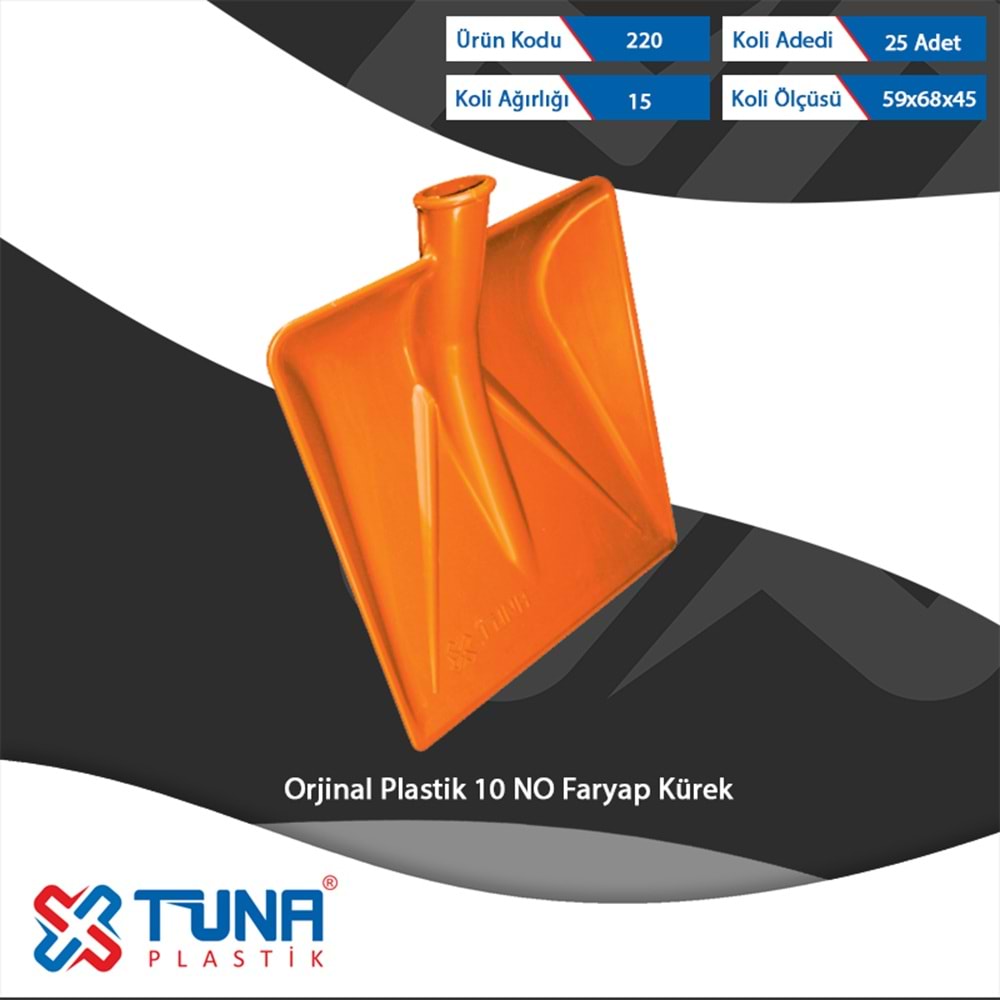 TUNA PLASTİK 10 NO ORJİNAL FARYAP 220 (25)